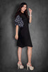 BLACK RUFFLE DRESS